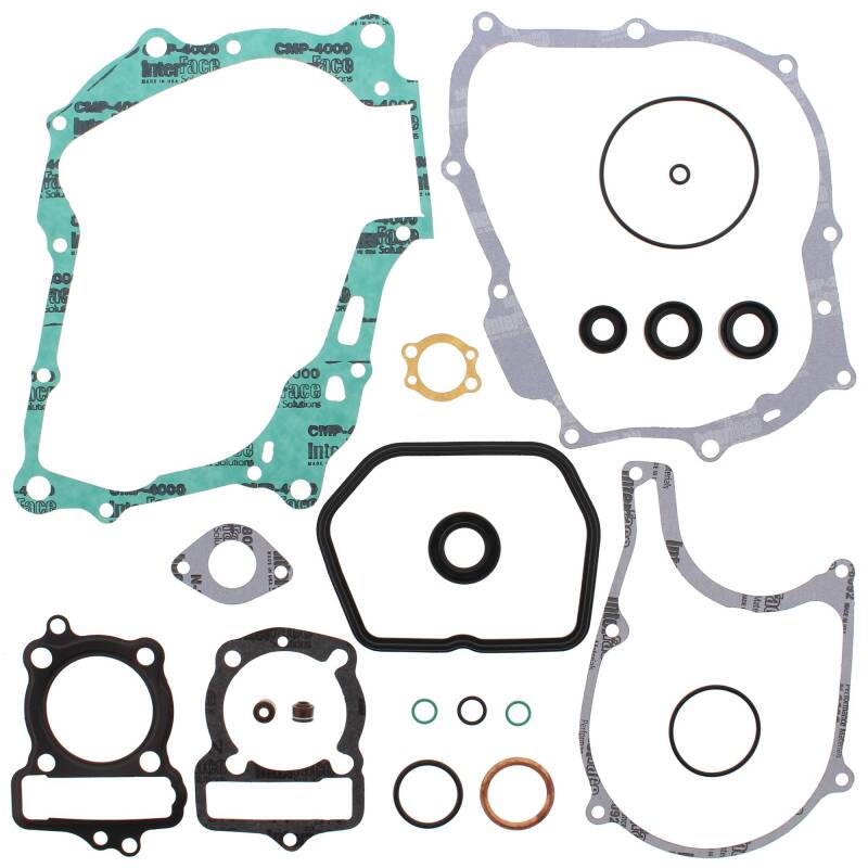 Honda CRF100F Complete Gasket Kit - Vertex Pistons - With Oil Seals - `04-`13